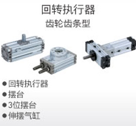 回轉執行器 齒輪齒條型